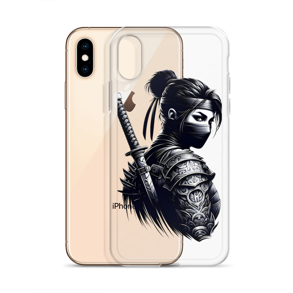 Clear Case for iPhone® Samurai Girl 12