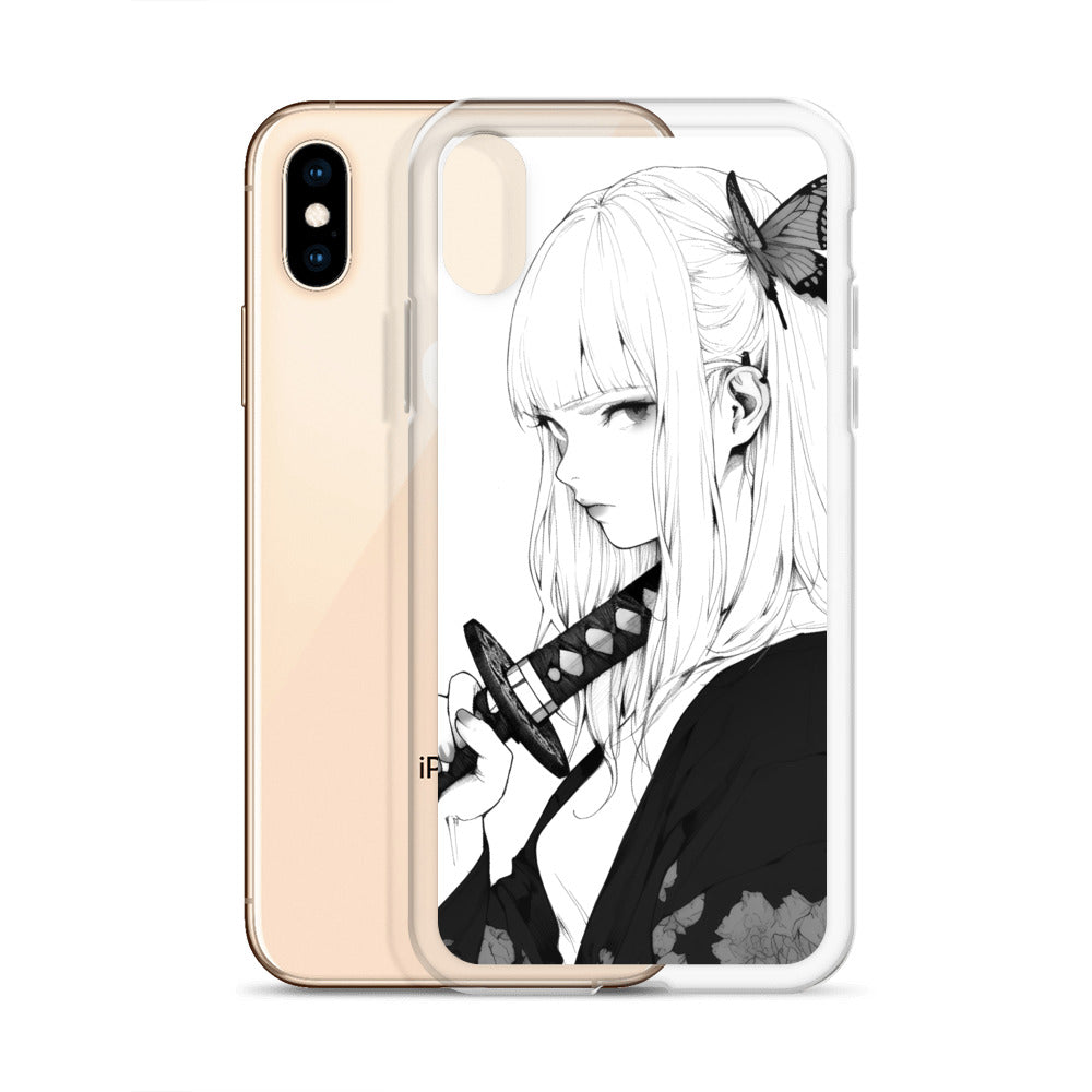 Clear Case for iPhone® Samurai Girl 10