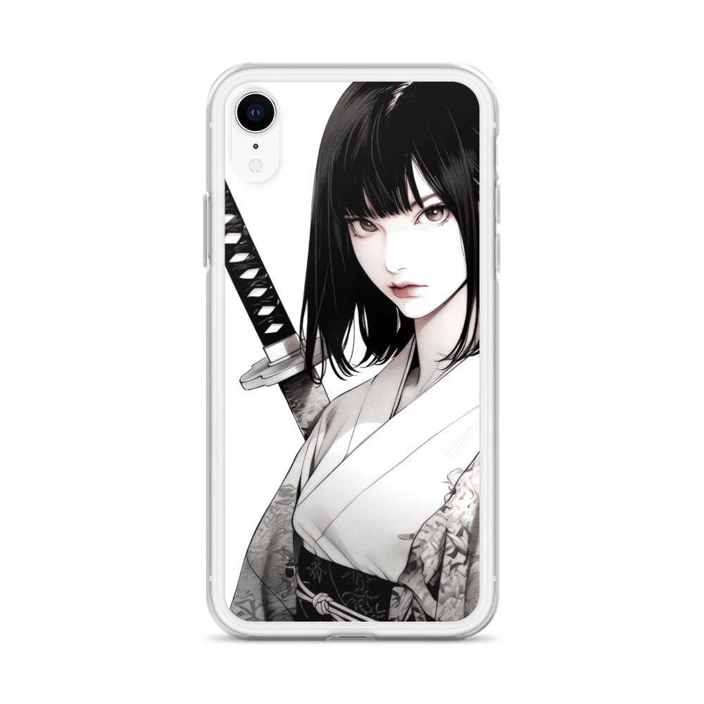 Clear Case for iPhone® Samurai Girl One