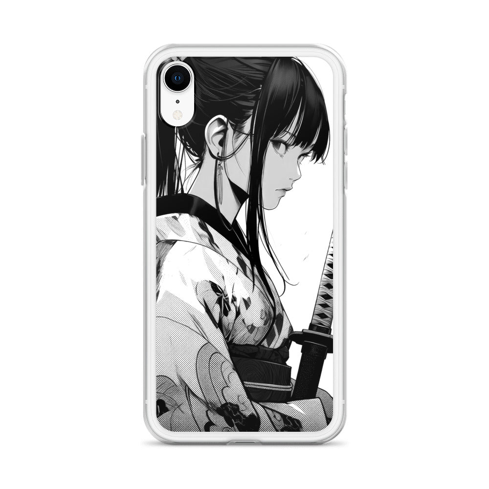 Clear Case for iPhone® Samurai Girl 7