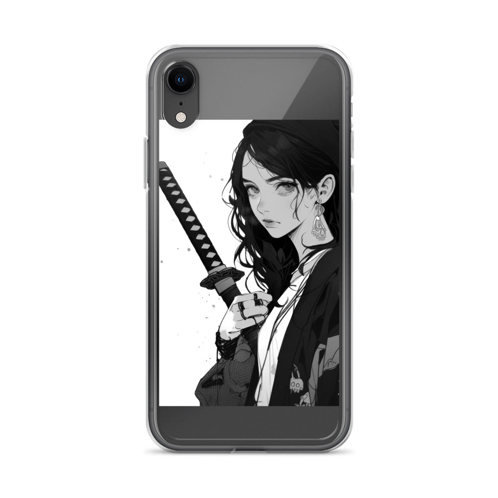 Clear Case for iPhone® Samurai Girl 8