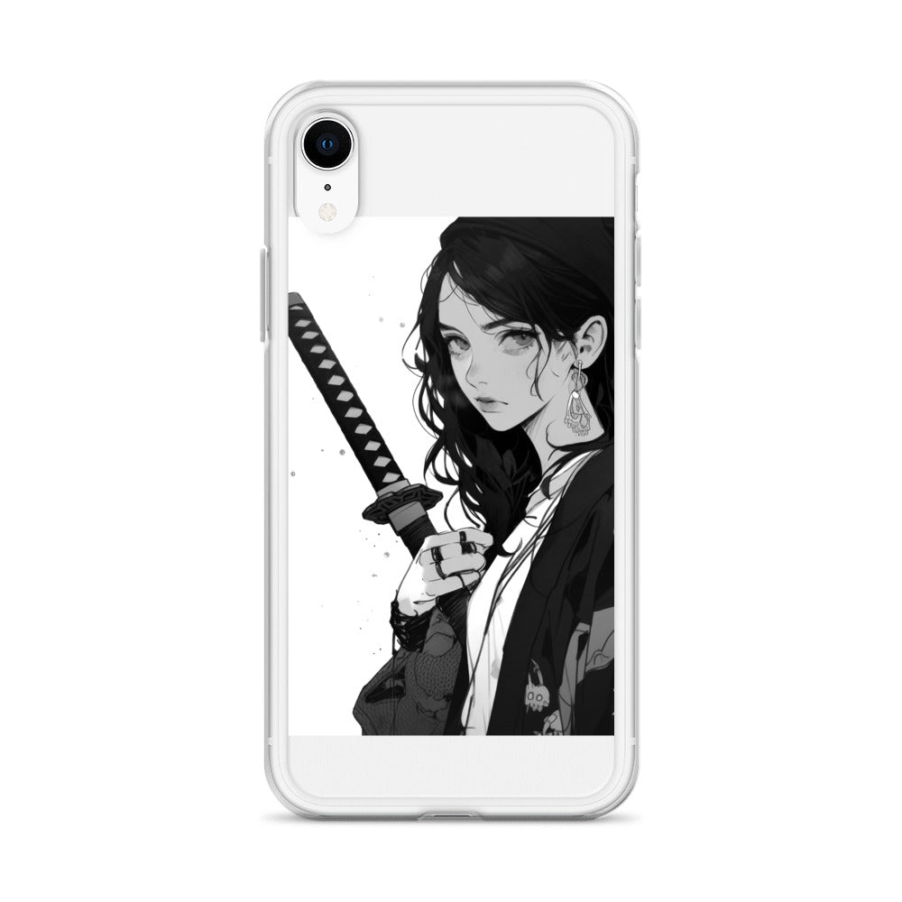 Clear Case for iPhone® Samurai Girl 8