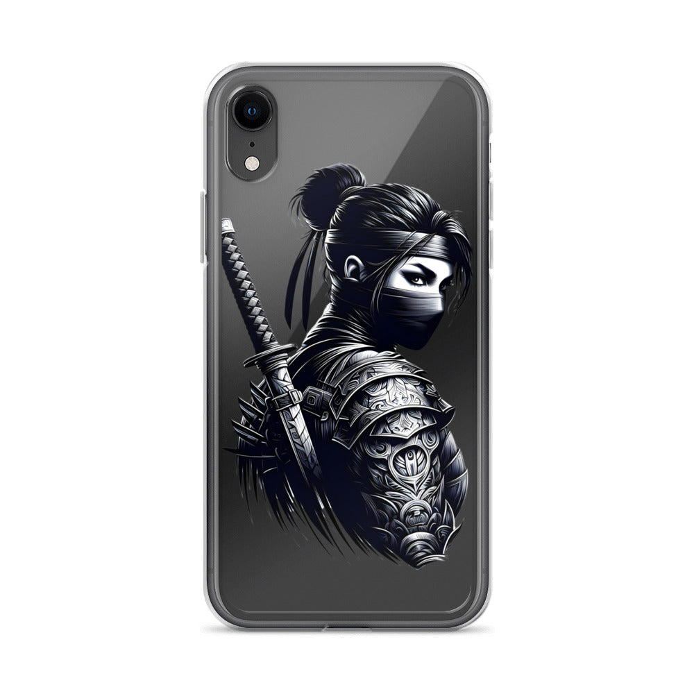 Clear Case for iPhone® Samurai Girl 12