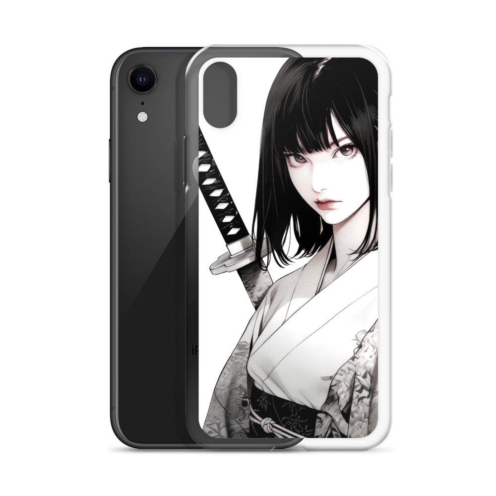 Clear Case for iPhone® Samurai Girl One