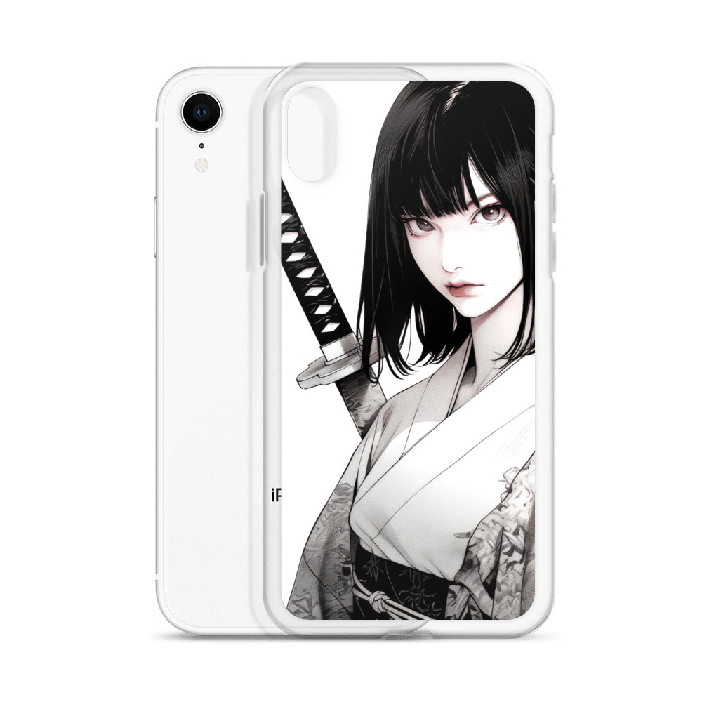 Clear Case for iPhone® Samurai Girl One