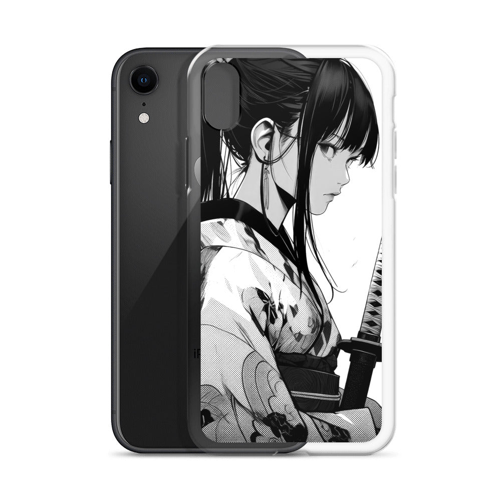 Clear Case for iPhone® Samurai Girl 7