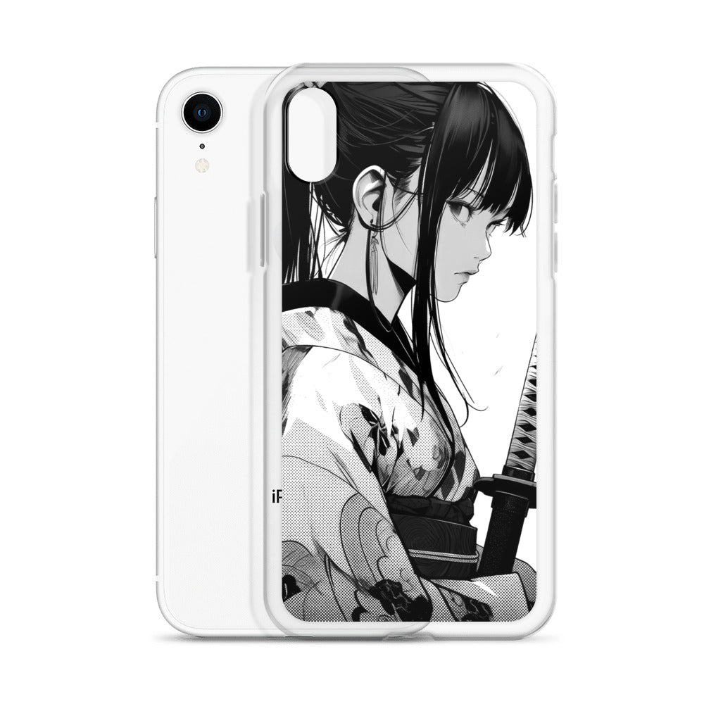 Clear Case for iPhone® Samurai Girl 7