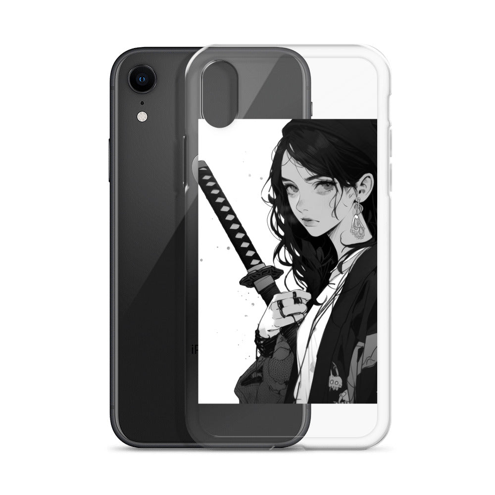 Clear Case for iPhone® Samurai Girl 8