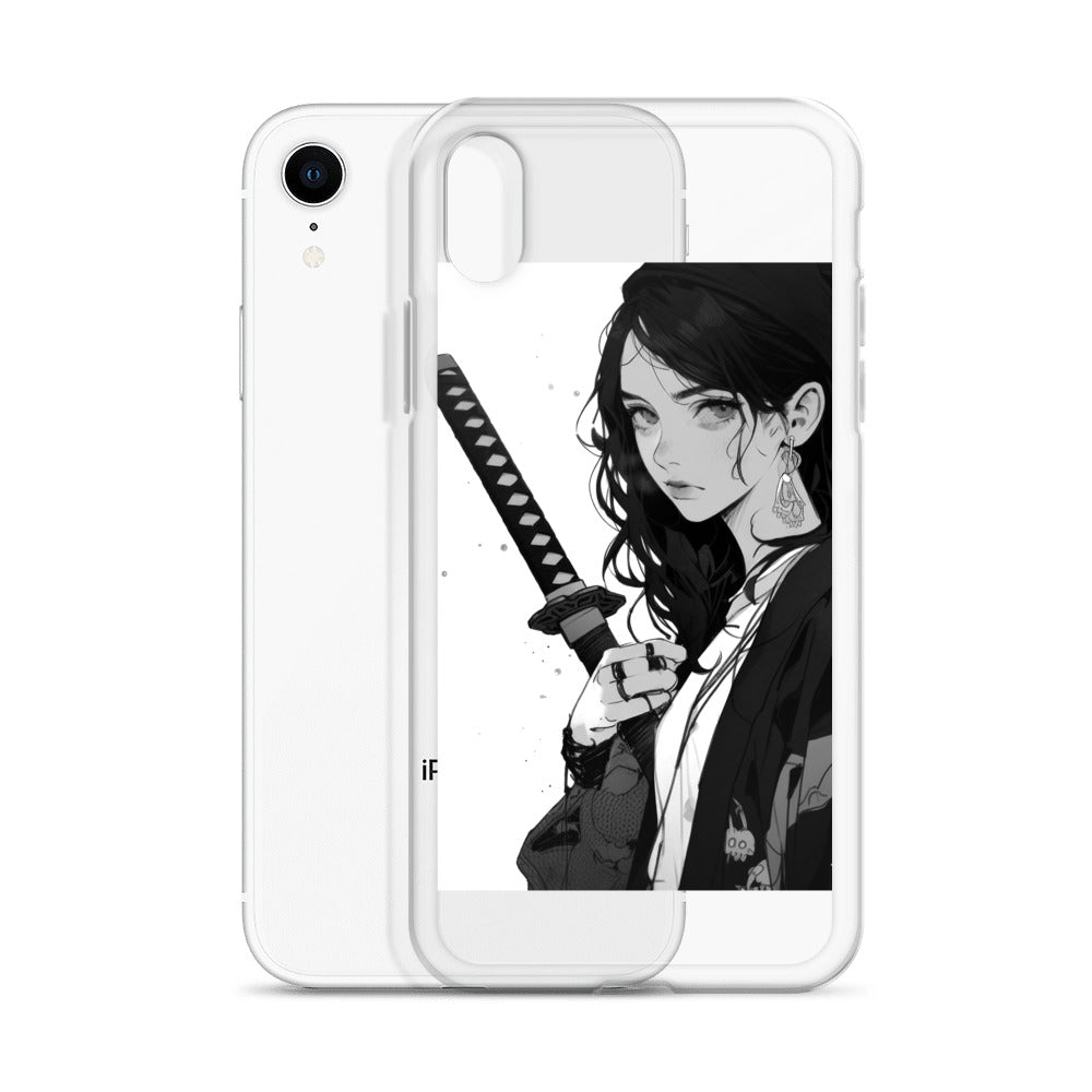 Clear Case for iPhone® Samurai Girl 8