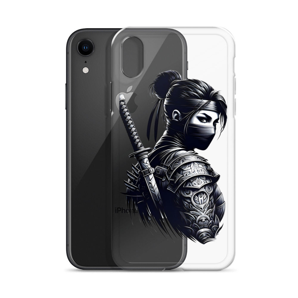 Clear Case for iPhone® Samurai Girl 12