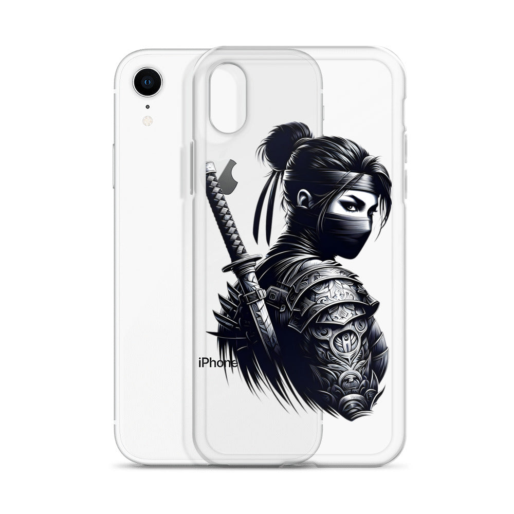 Clear Case for iPhone® Samurai Girl 12