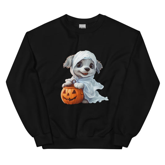 Halloween puppy sweatshirt, Lil Boo, Halloween gift, Puppy lovers, Cute puppies