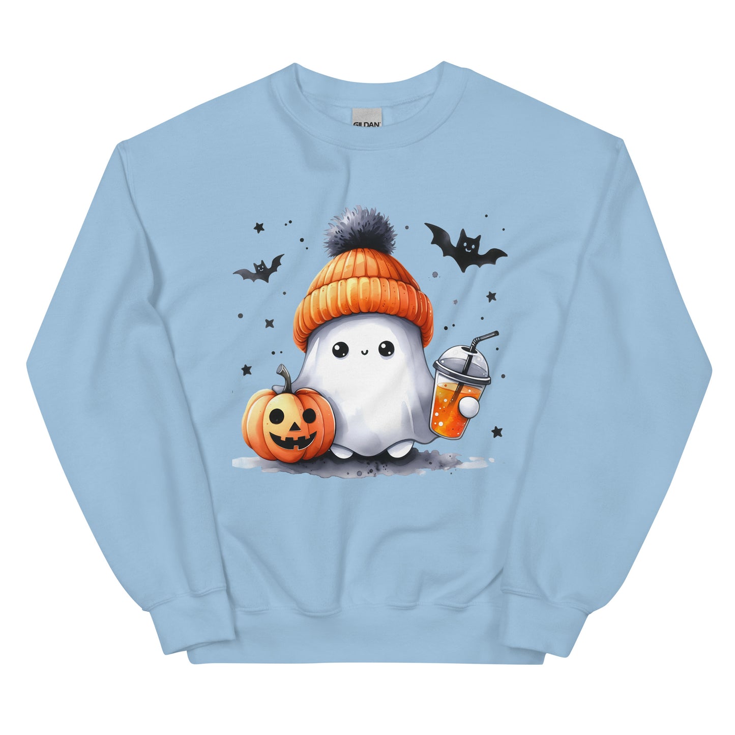 Halloween sweatshirt, Lil Boo, Cute ghost Halloween, Coffee lovers, Halloween gift