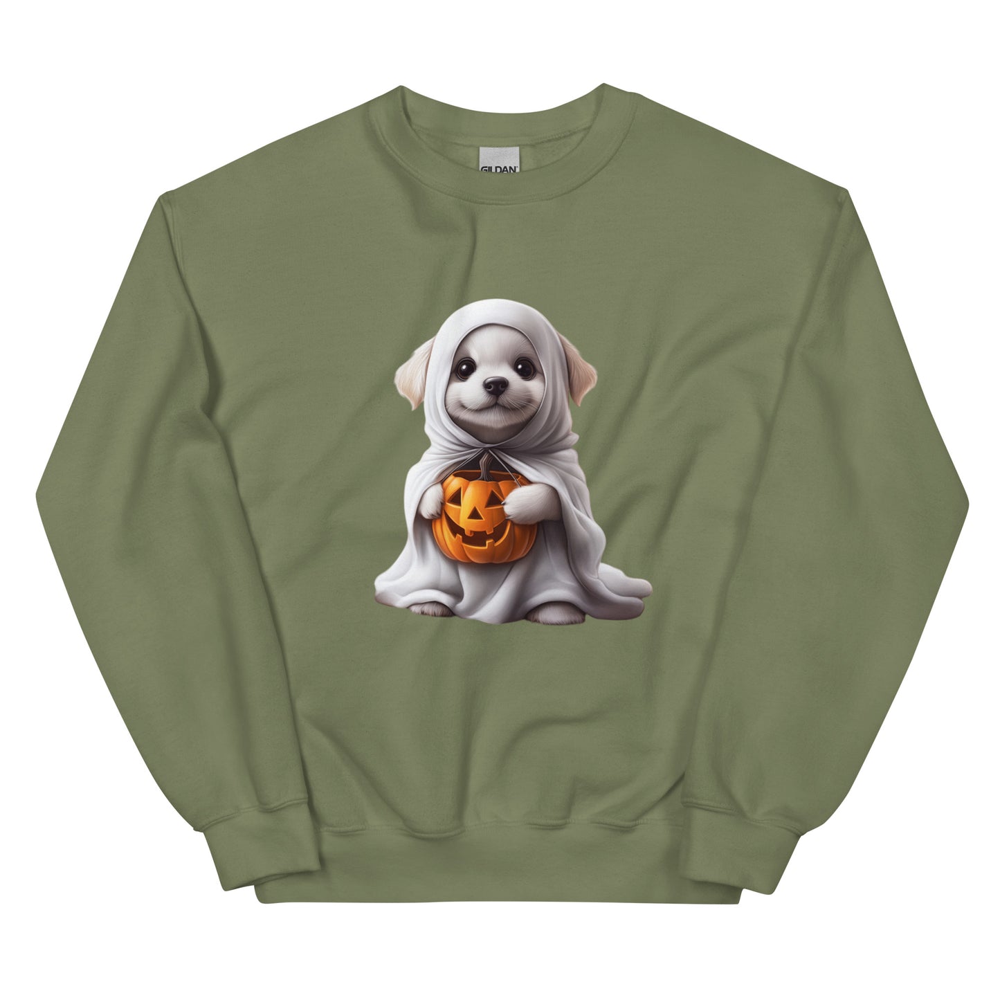 Halloween puppy sweatshirt, Lil Boo, Halloween gift, Puppy lovers, Cute puppies