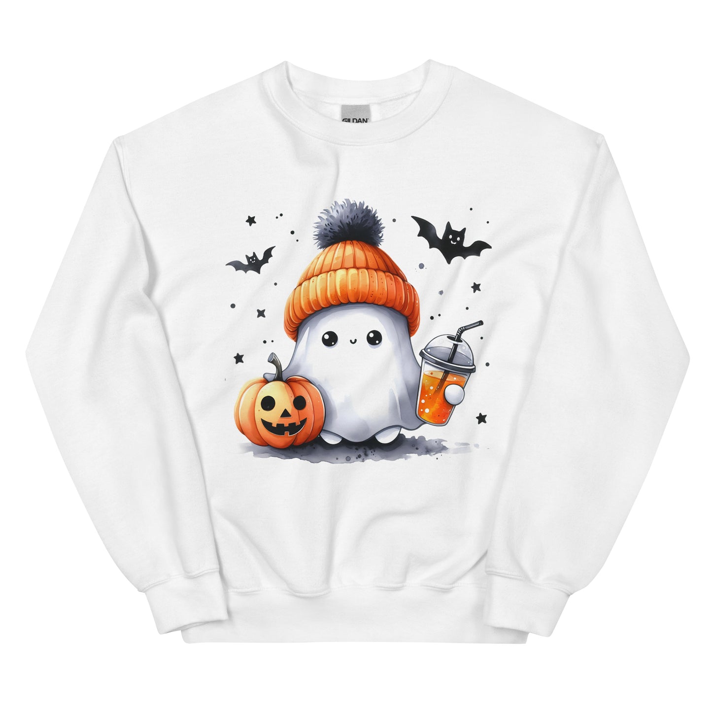 Halloween sweatshirt, Lil Boo, Cute ghost Halloween, Coffee lovers, Halloween gift